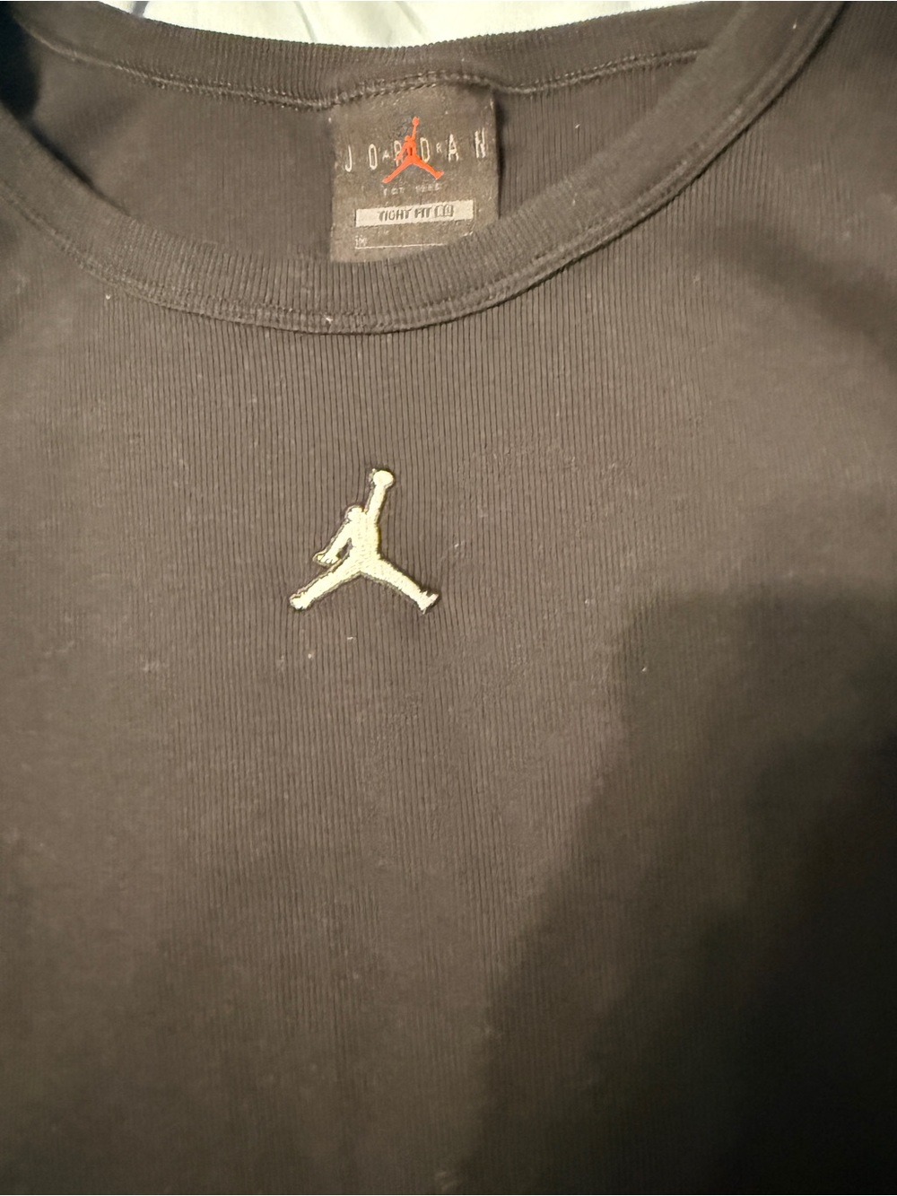 Jordan Black Women's Tank Dress with Small Silver Jumpman Emblem
